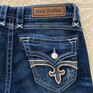 Rock Revival Cropped Jeans